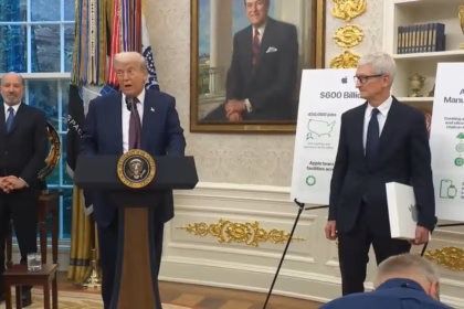 Apple anuncia inversión de 600 mil millones de dólares en EU para evitar aranceles