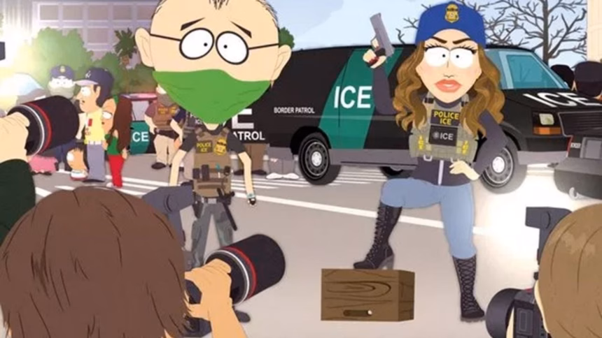 South Park responde a campaña del Departamento de Seguridad Nacional de EE.UU.