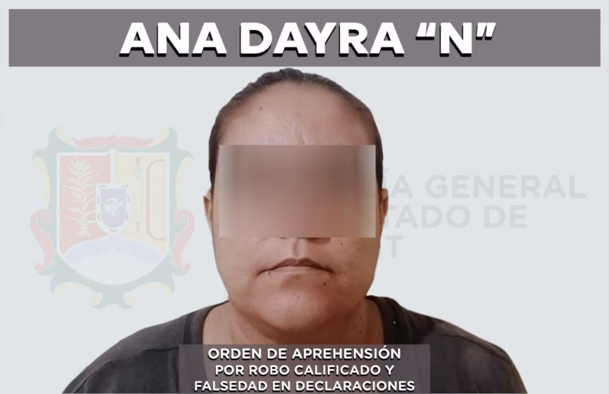 Capturan a Ana Dayra por Robo en Tuxpan y Falsedad en Declaraciones