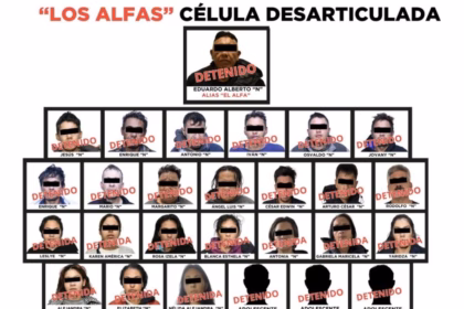 Desarticulan grupo criminal "Los Alfas" dedicado a la extorsión en Estado de México