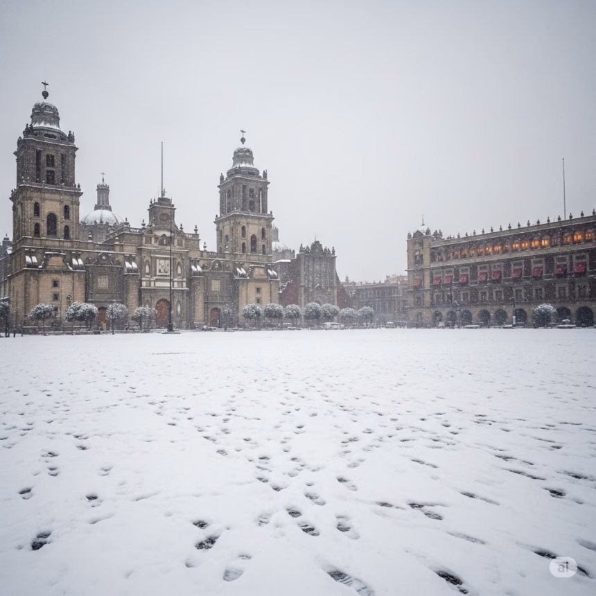 Nieve en Ciudad de Mexico: historia, condiciones y efectos
