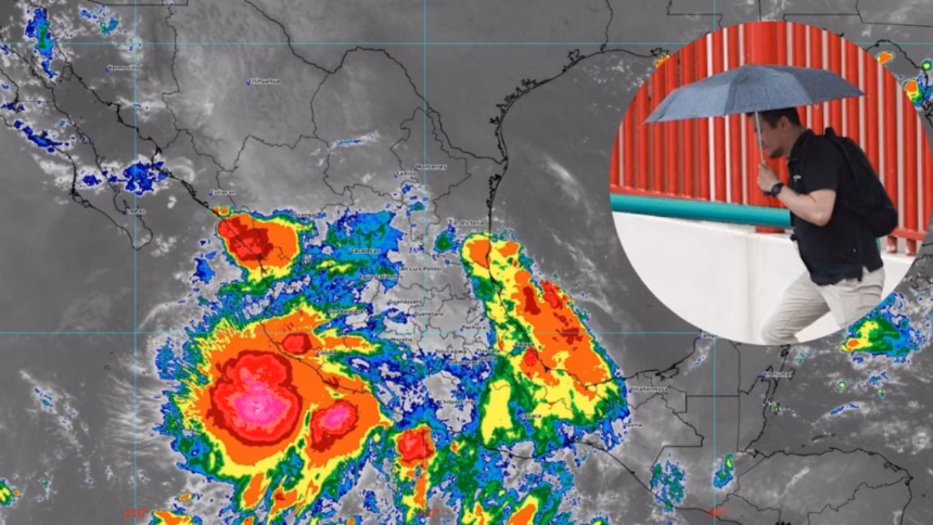 Tormenta Ivo y monzón mexicano provocarán lluvias intensas en México
