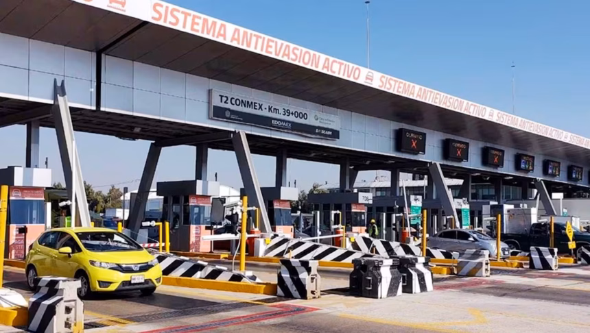 Tráfico en Autopista México-Querétaro en 7 de agosto
