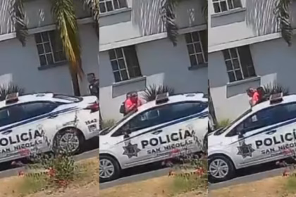 Policía municipal salva a mujer con maniobra de Heimlich en Edomex