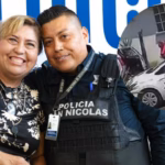 Taquería invita a cena al policía que salvó a mujer en San Nicolás