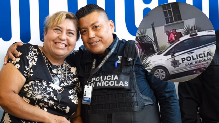 Taquería invita a cena al policía que salvó a mujer en San Nicolás