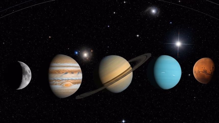 Alineación planetaria en agosto: hora exacta del máximo