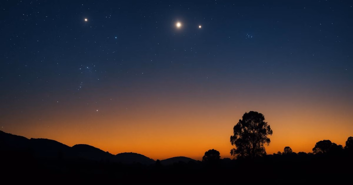 Fenómenos astronómicos en agosto: conjunciones y lluvias de meteoros