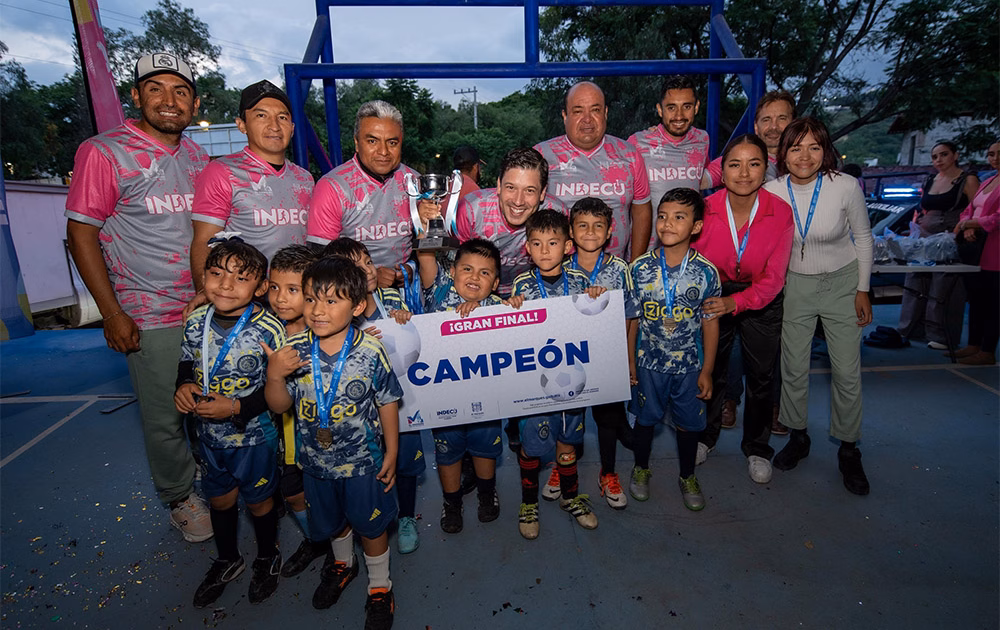 Concluye la Sexta Edición de la Liga Infantil y Juvenil de Futbol en El Marqués