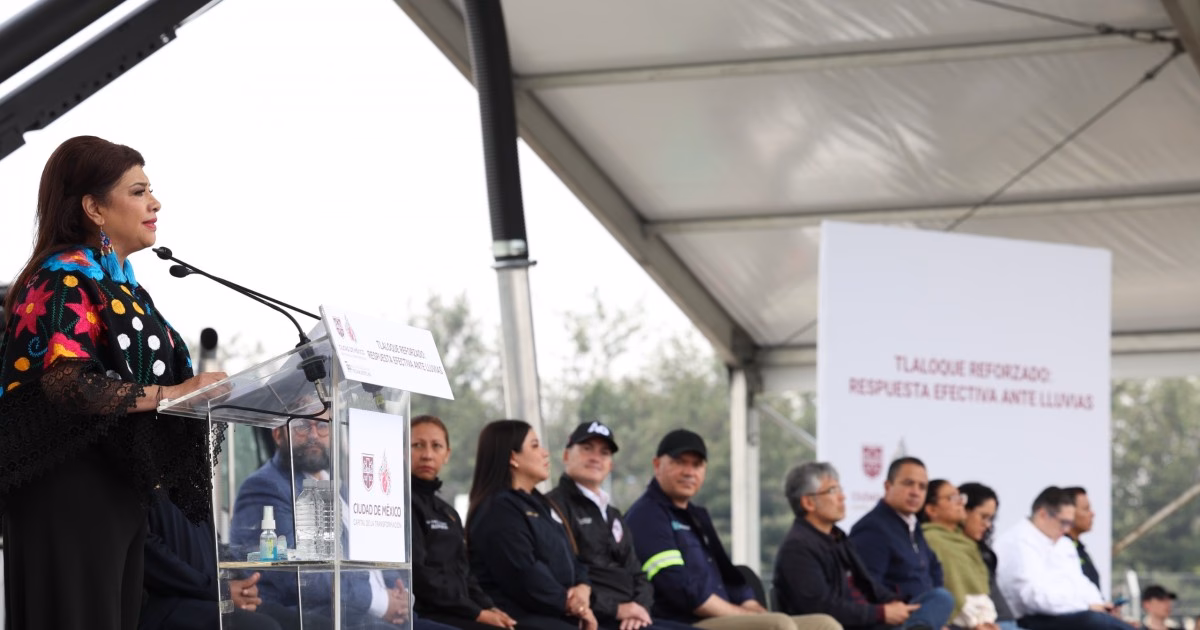 Refuerzan estrategia contra lluvias en la Ciudad de México